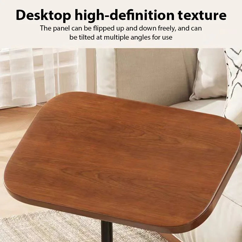 Multifunctional Lift Workstation For Small Space Computer Desk Foldable Bedside Table Adjustable Laptop Home Office Tea Table