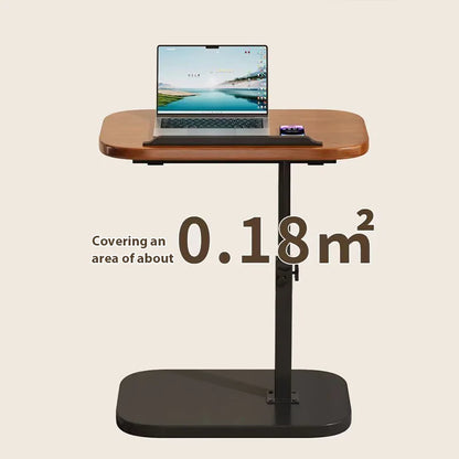 Multifunctional Lift Workstation For Small Space Computer Desk Foldable Bedside Table Adjustable Laptop Home Office Tea Table