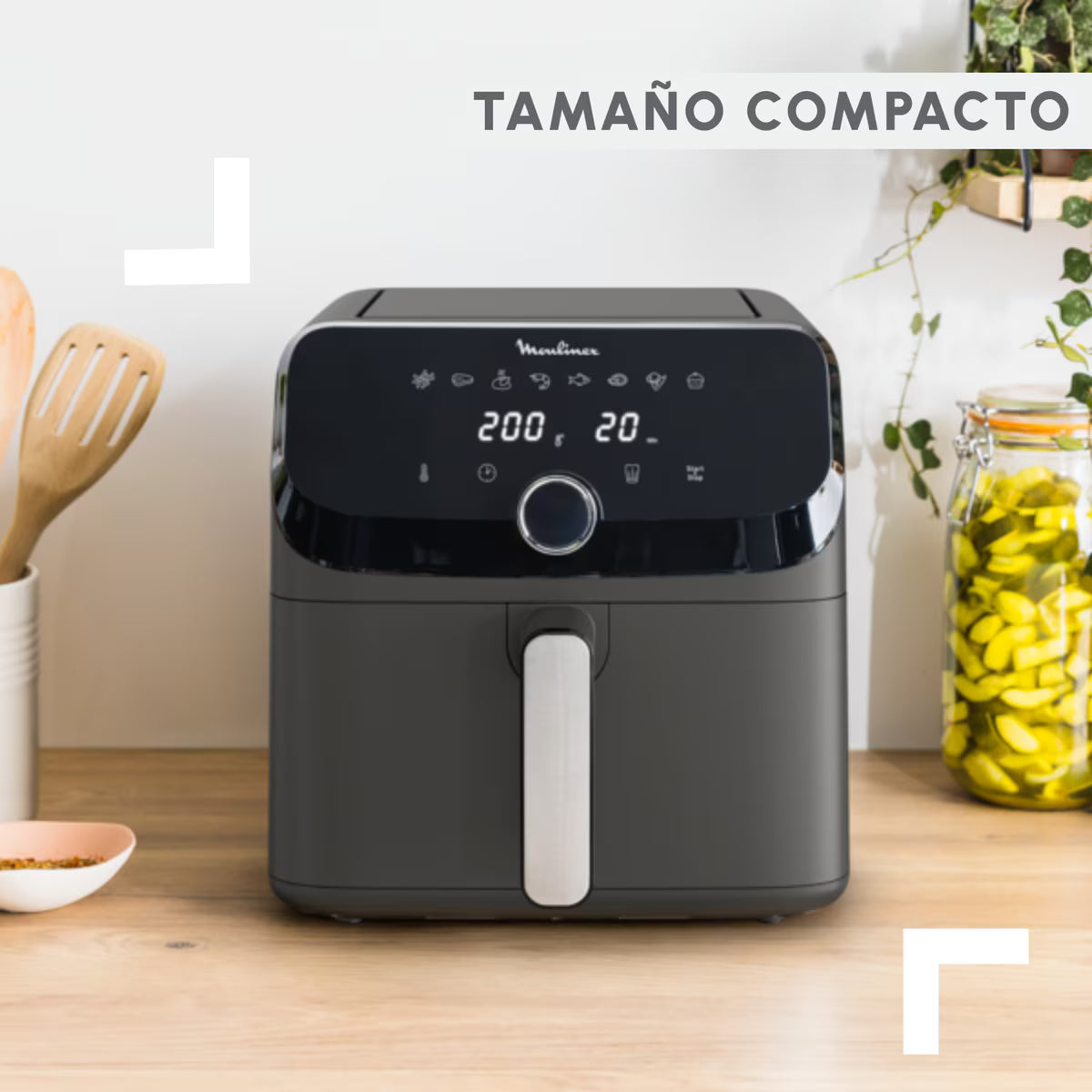 Freidora de aire Easy Fry Mega con 8 programas